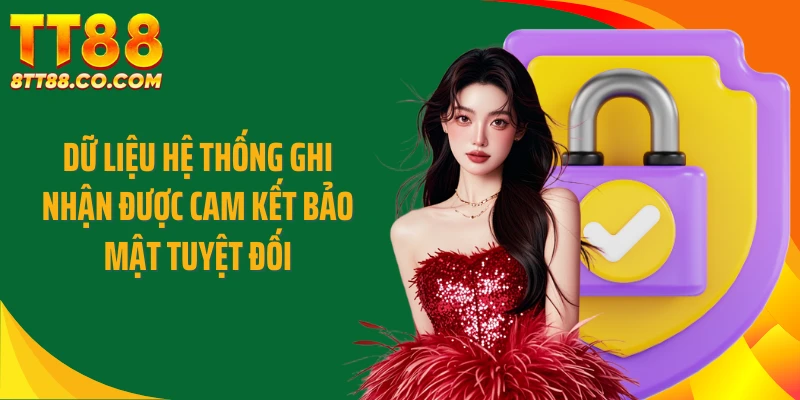 Dữ liệu hệ thống ghi nhận được cam kết bảo mật tuyệt đối